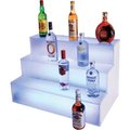 Cal Mil Plastics Cal-Mil LED 3 Step Bottle Display 18"L x 30"W x 18"H LQ31